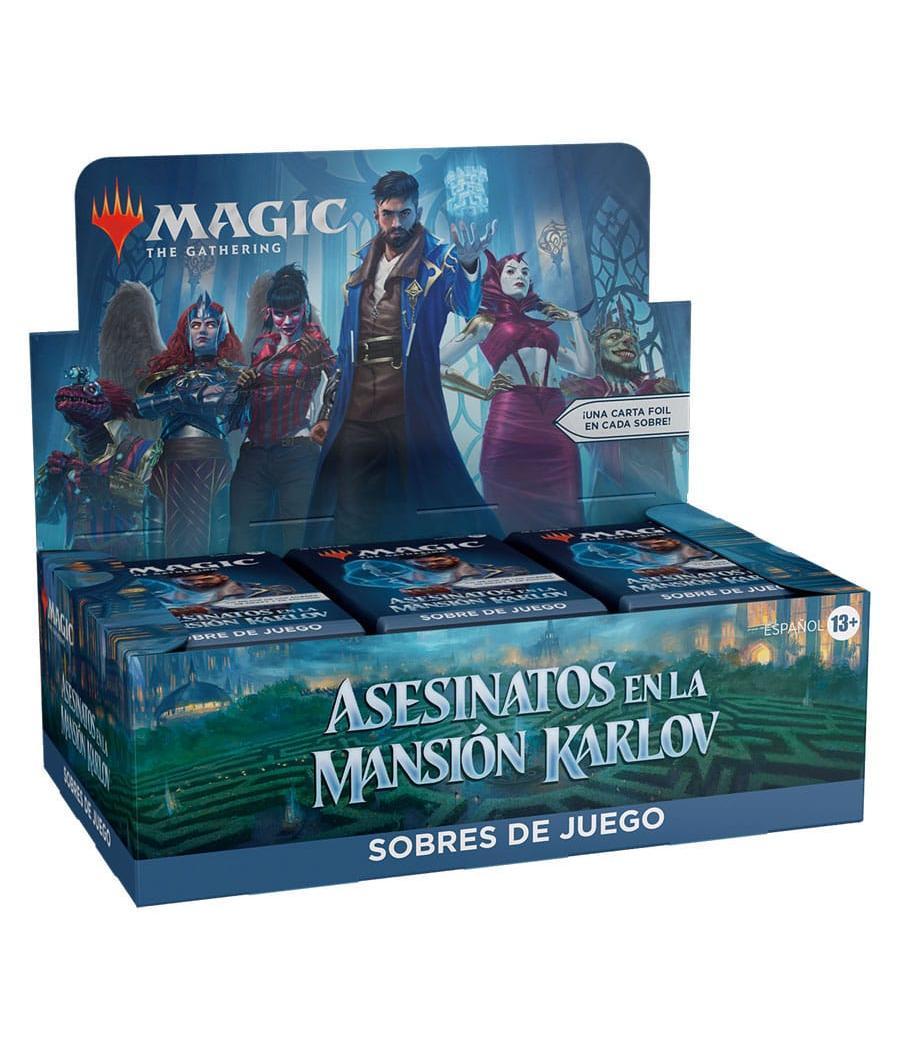 Caja de sobres magic the gathering sobres de juego asesinatos en la mansión karlov español
