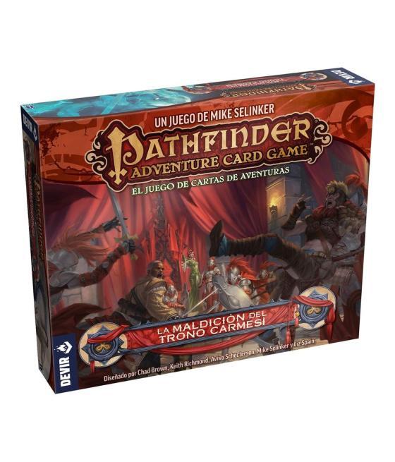 Jueo de cartas devir aventuras de panthfinder expansión la maldición del trono carmesí