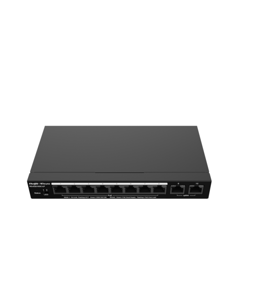 Switch ruijie reyee rg-es210gc-lp 5-port 10/100 mbps desktop switch