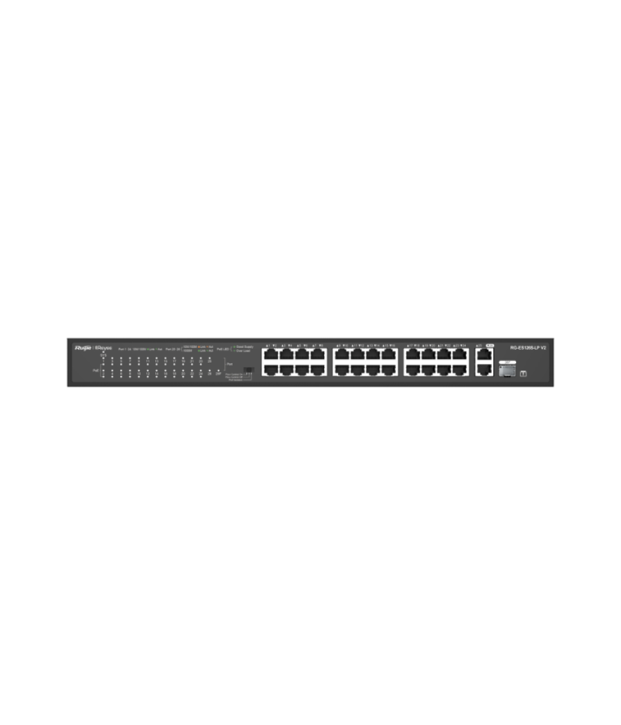 Switch ruijie reyee rg-es126s-lp v2 5-port 10/100 mbps desktop switch