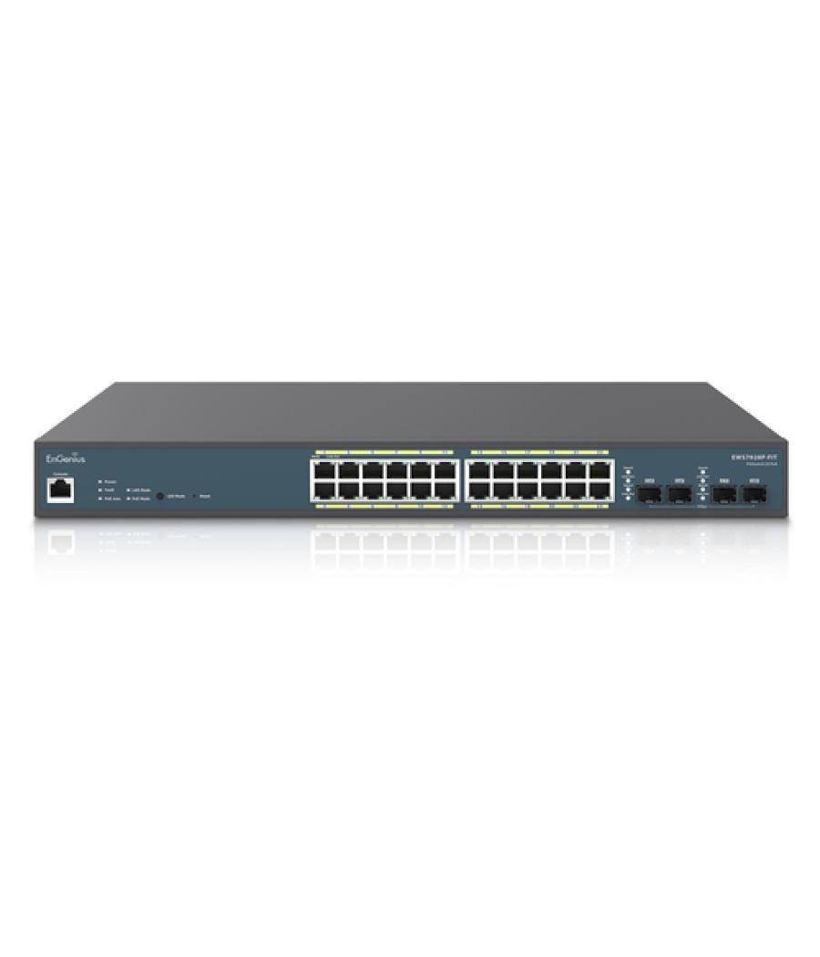 EnGenius EWS7928P-FIT switch Gestionado L2/L3 Gigabit Ethernet (10/100/1000) Energía sobre Ethernet (PoE) Gris