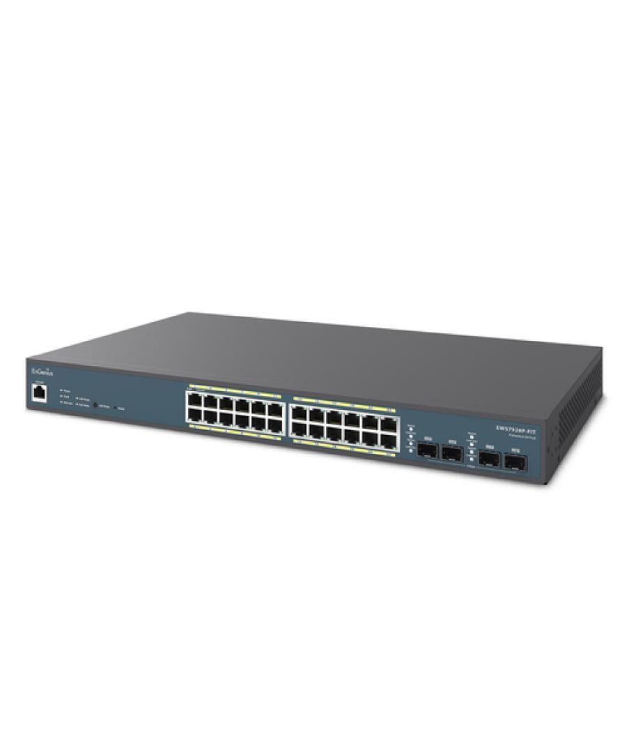 EnGenius EWS7928P-FIT switch Gestionado L2/L3 Gigabit Ethernet (10/100/1000) Energía sobre Ethernet (PoE) Gris