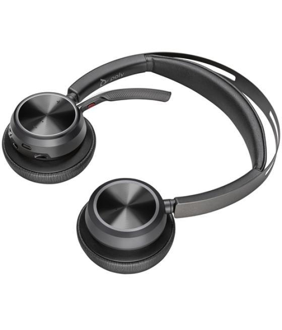 POLY Auriculares VFOCUS2 USB-A con base de carga