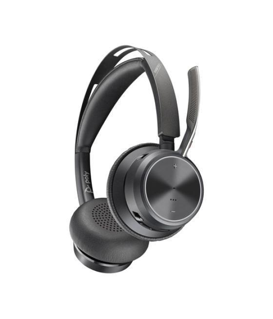 POLY Auriculares VFOCUS2 USB-A con base de carga