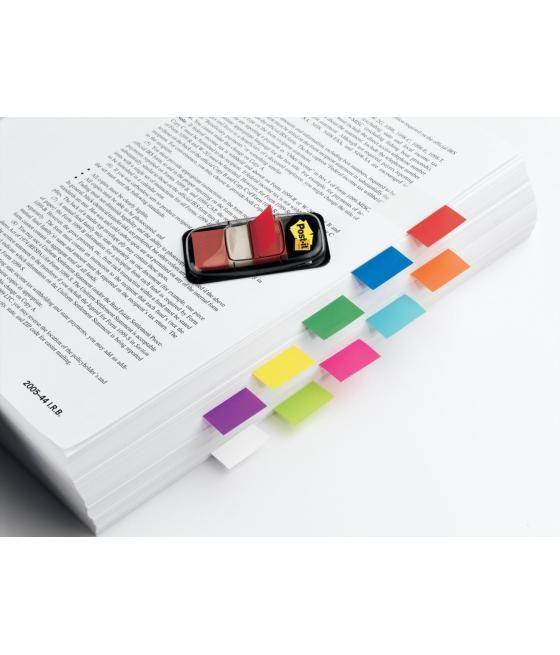 Pack 2 dispensadores x 50 marcadores index 25,4x43,2mm colores rojo/amarillo 680-ry2 post-it 7000052571