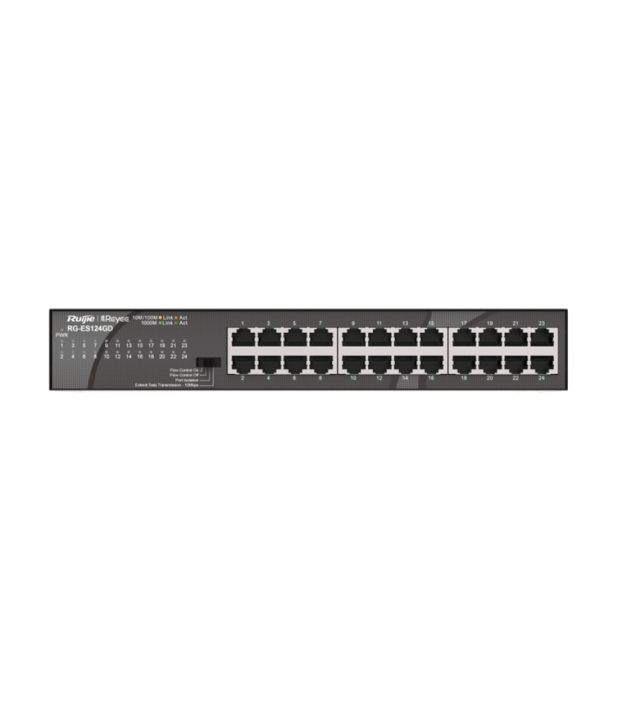 Switch ruijie reyee rg-es124gd 5-port 10/100 mbps desktop switch