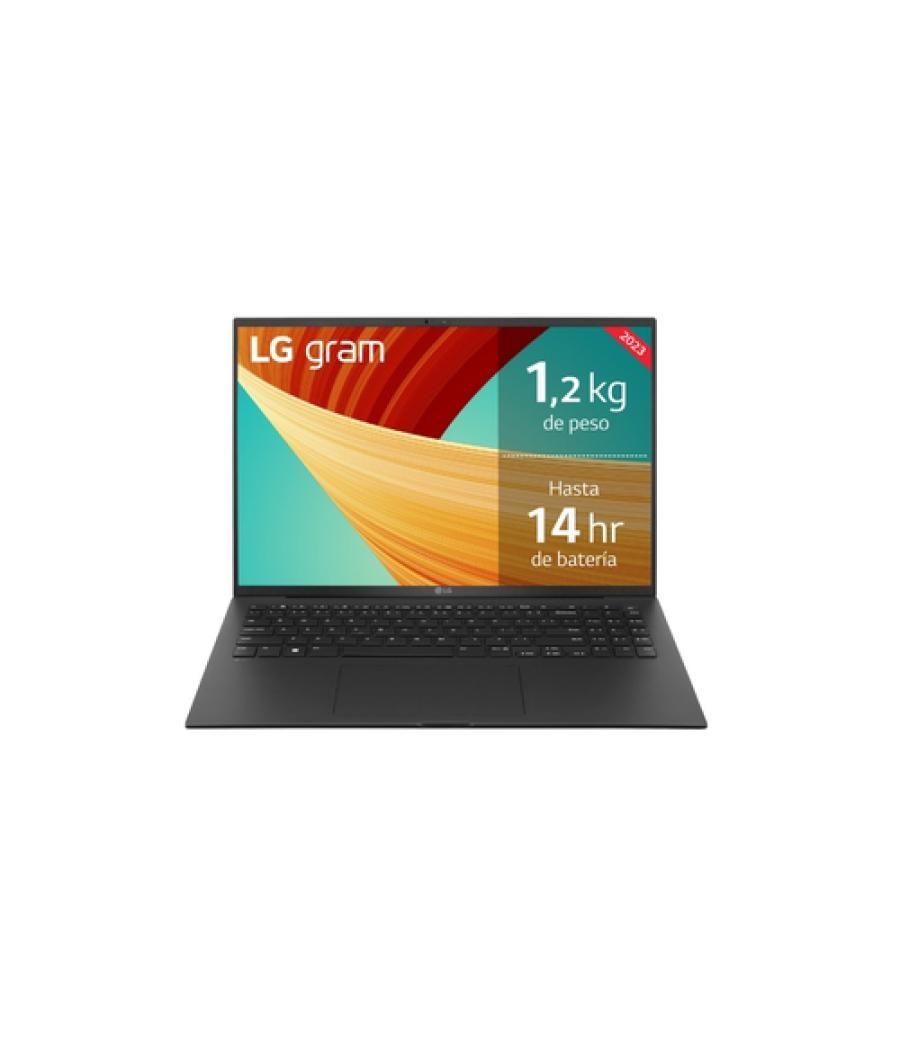 LG Gram 16Z90R Portátil 40,6 cm (16") 2K Intel® Core™ i7 i7-1360P 32 GB LPDDR5-SDRAM 512 GB SSD NVIDIA GeForce RTX 3050 Wi-Fi 6 