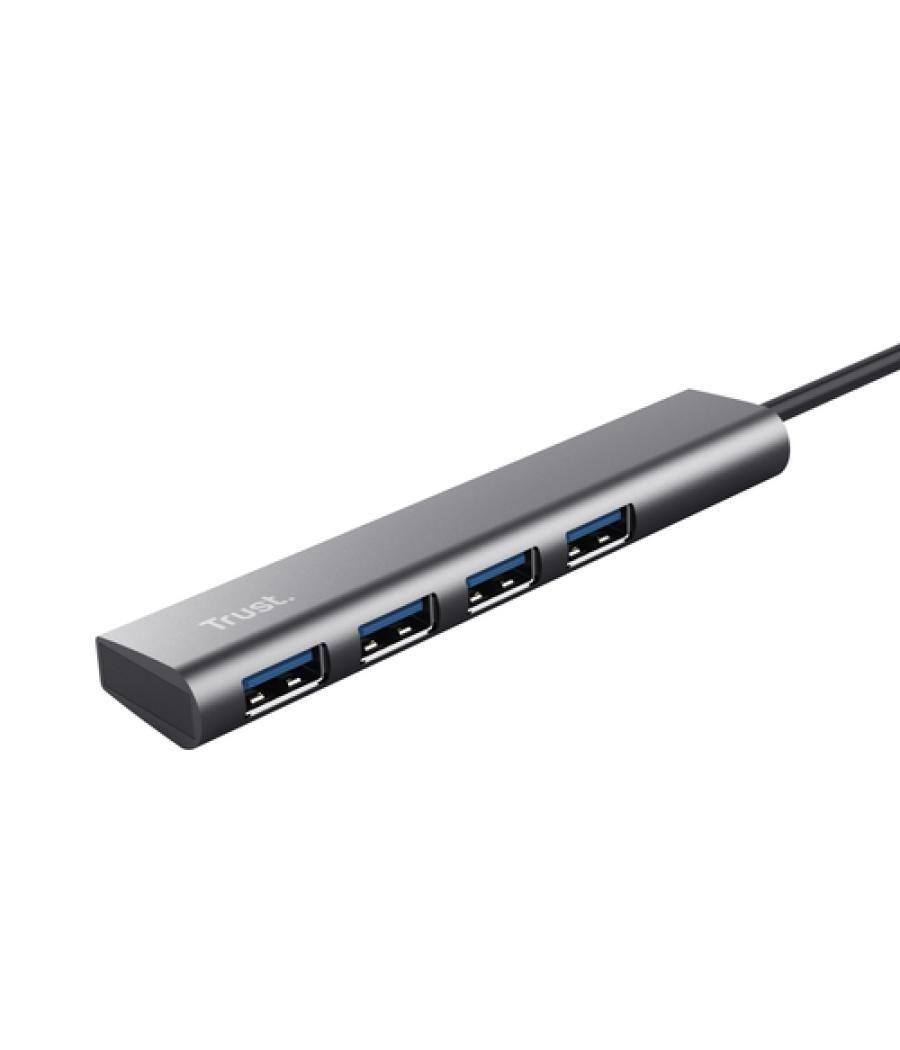 Trust Halyx USB 3.2 Gen 1 (3.1 Gen 1) Type-A 5 Mbit/s Negro, Gris