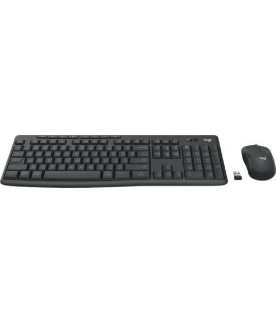 Logitech MK370 Combo for Business teclado Ratón incluido RF Wireless + Bluetooth QWERTY Español Grafito