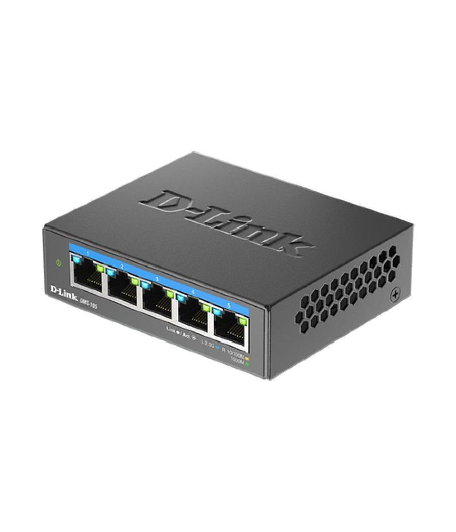 D-Link DMS-105 No administrado L2 2.5G Ethernet (100/1000/2500) Negro