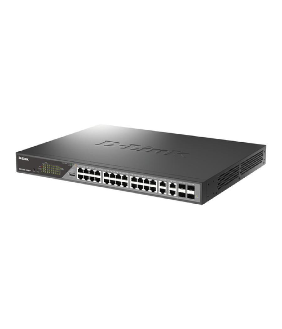 D-Link DSS-200G-28MP/E switch Gestionado L2 Gigabit Ethernet (10/100/1000) Energía sobre Ethernet (PoE) 1U Gris