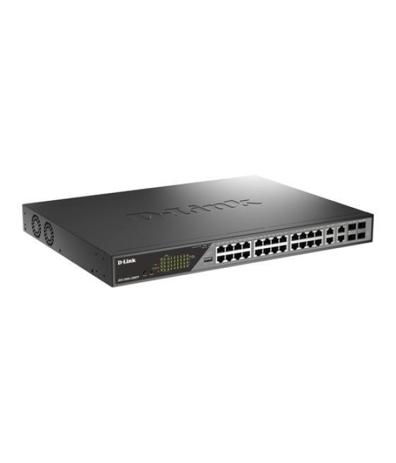 D-Link DSS-200G-28MP/E switch Gestionado L2 Gigabit Ethernet (10/100/1000) Energía sobre Ethernet (PoE) 1U Gris