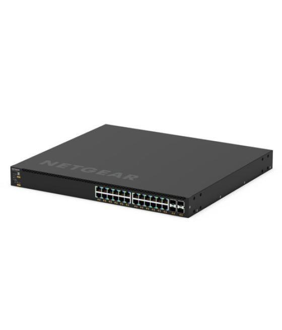 NETGEAR GSM4328-100AJS Gestionado L3 Gigabit Ethernet (10/100/1000) Energía sobre Ethernet (PoE) 1U Negro