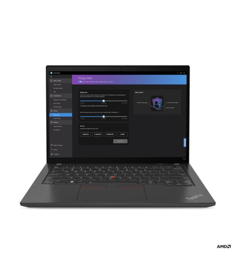 Lenovo ThinkPad T14 Gen 4 (AMD) Portátil 35,6 cm (14") WUXGA AMD Ryzen™ 7 PRO 7840U 16 GB LPDDR5x-SDRAM 512 GB SSD Wi-Fi 6E (802