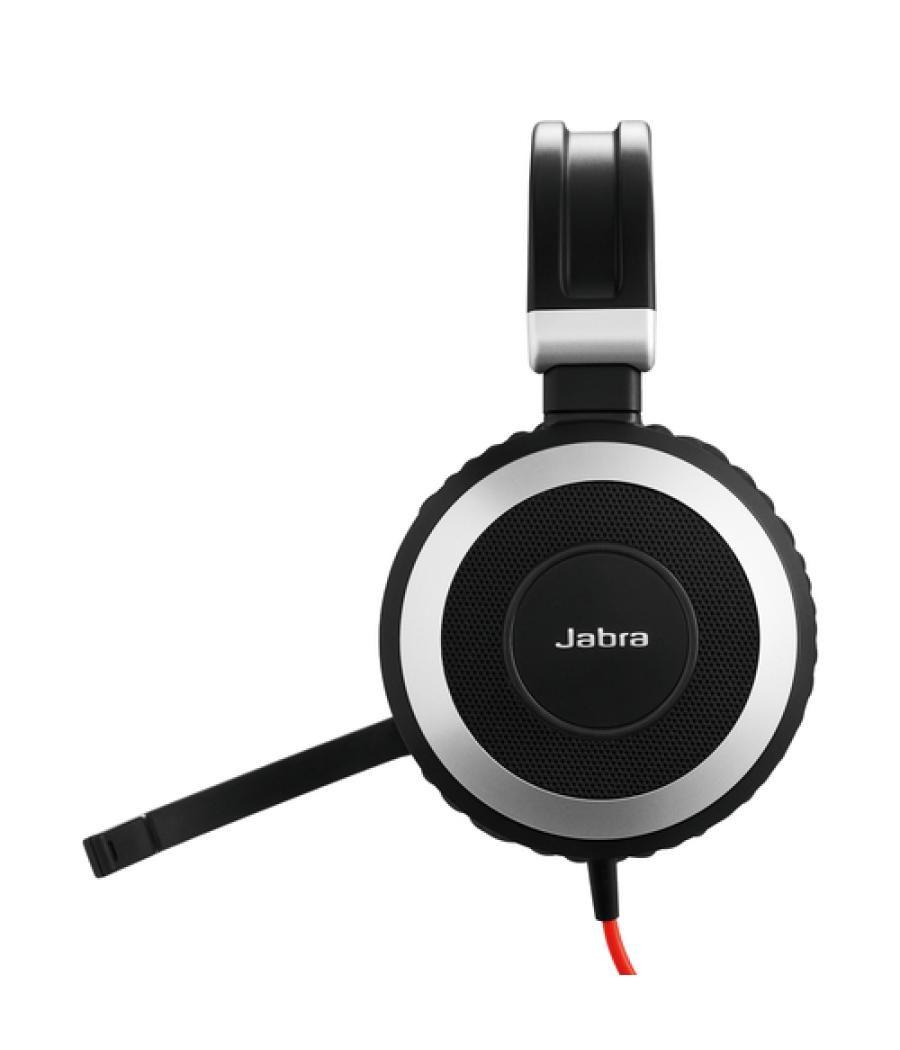 Jabra Evolve 80 MS Stereo Auriculares Alámbrico Diadema Oficina/Centro de llamadas Bluetooth Negro