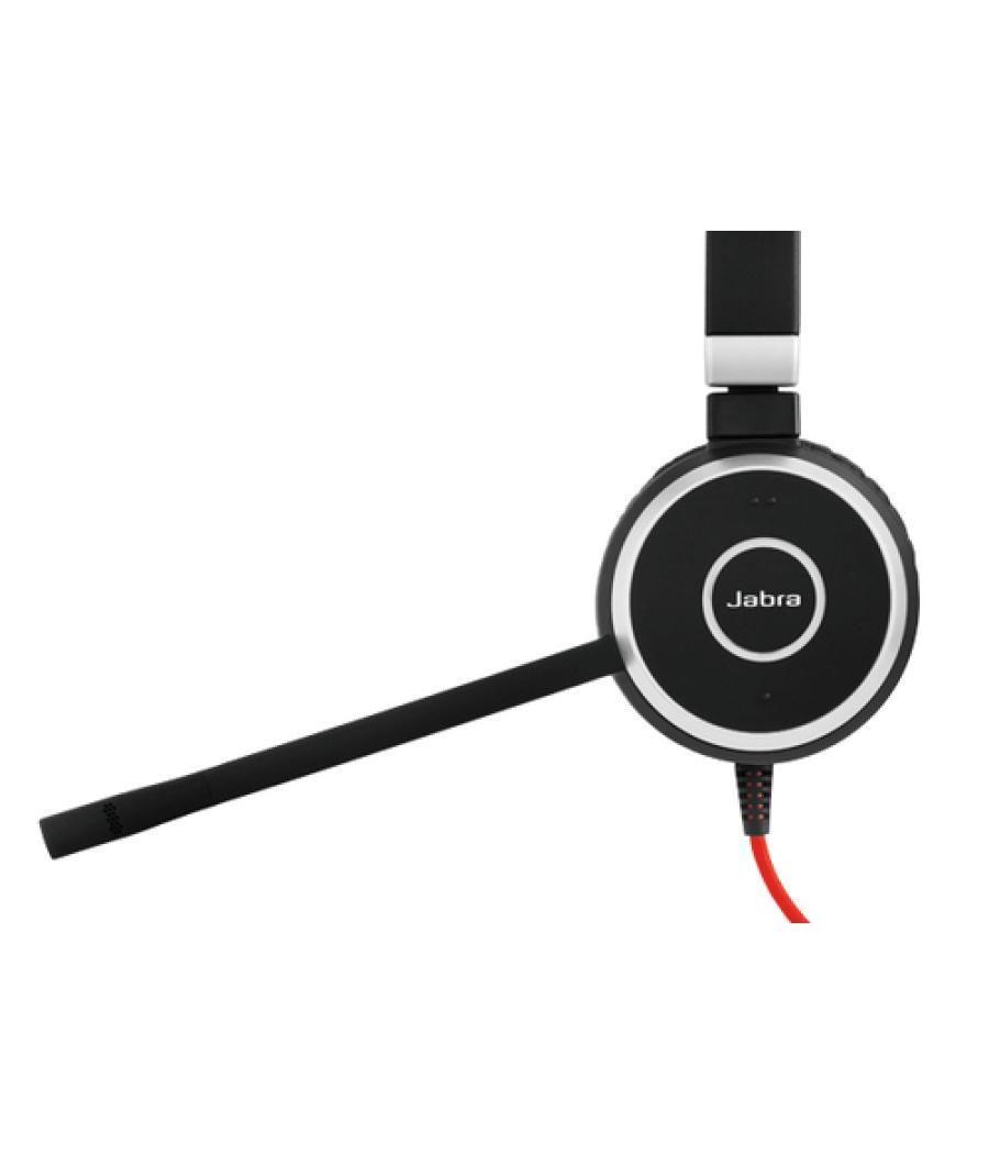 Jabra Evolve 40 MS Stereo USB-C Auriculares Alámbrico Diadema Oficina/Centro de llamadas USB Tipo C Bluetooth Negro