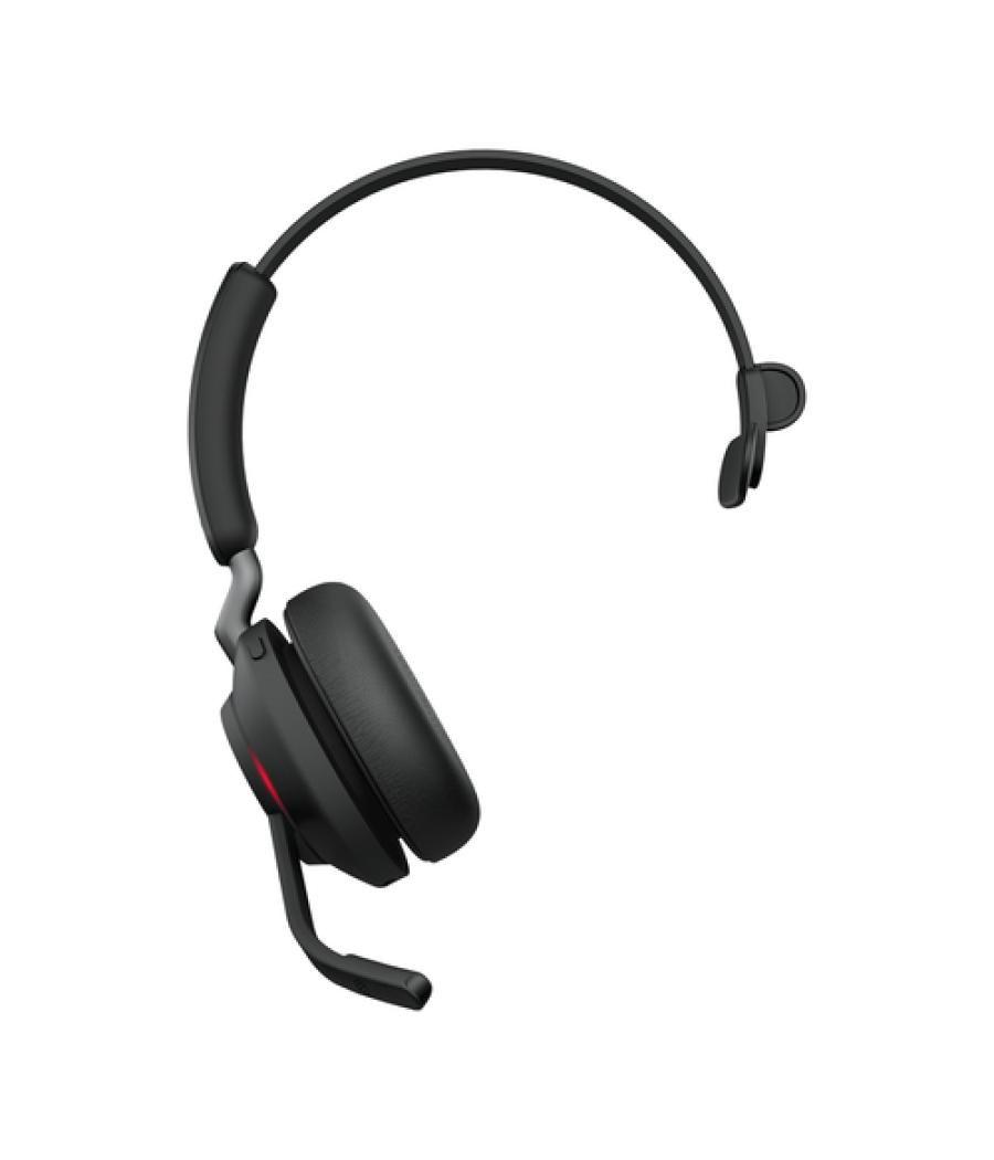 Jabra Evolve2 65, MS Mono Auriculares Inalámbrico Diadema Oficina/Centro de llamadas USB tipo A Bluetooth Negro