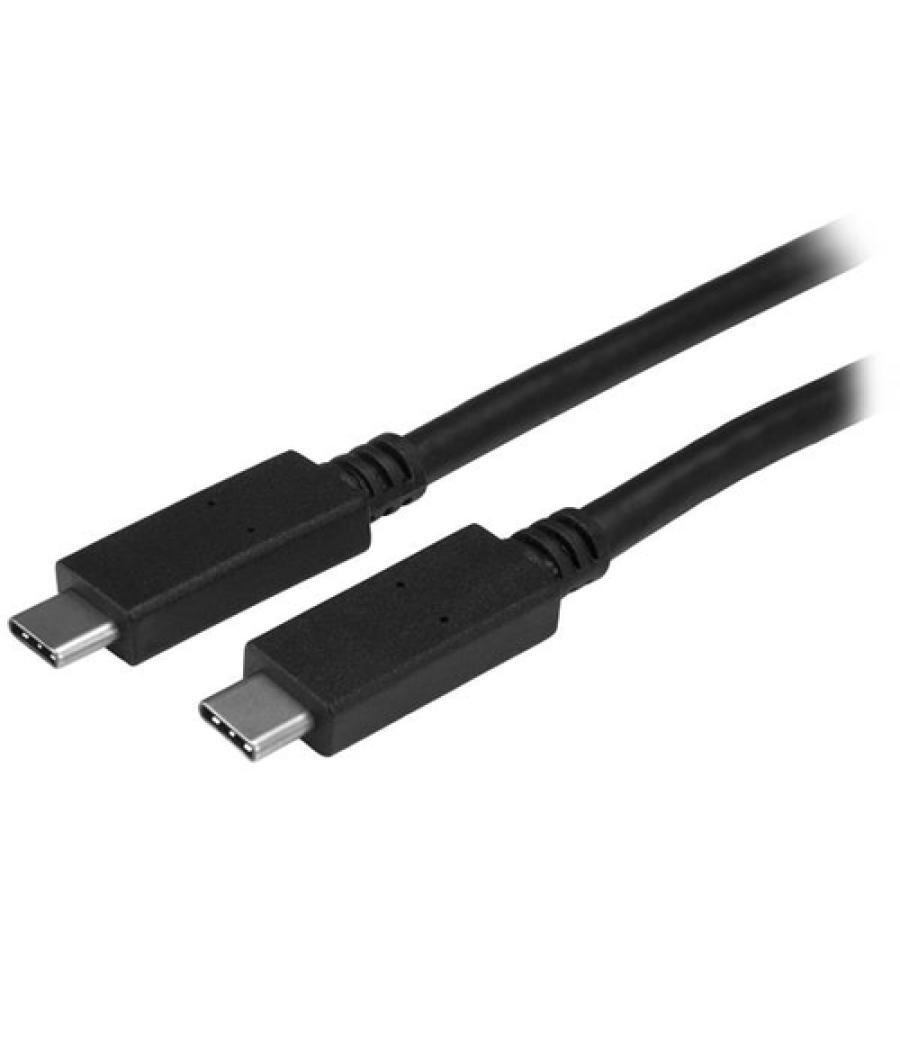 StarTech.com Cable de 1m USB-C con Entrega de Potencia hasta 5A - USB 3.1 de 10 Gbps USB Tipo C Certificado