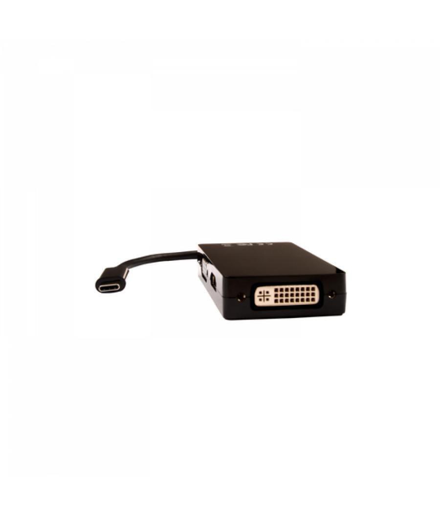 V7 V7UC-VGADVIHDMI-BLK Adaptador gráfico USB 3840 x 2160 Pixeles Negro