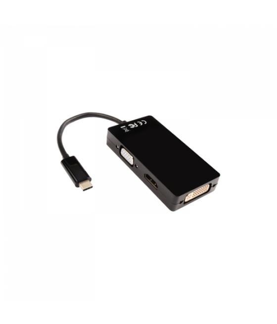 V7 V7UC-VGADVIHDMI-BLK Adaptador gráfico USB 3840 x 2160 Pixeles Negro