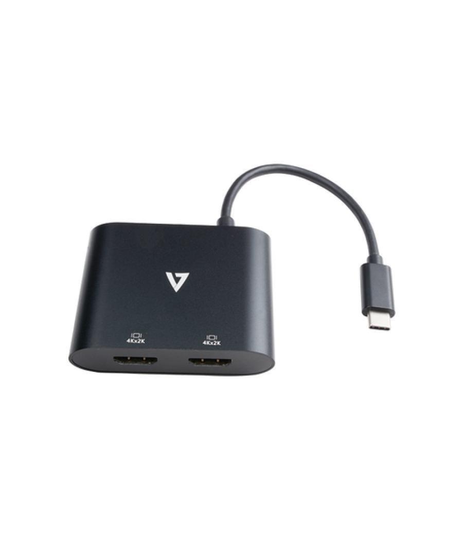 V7 V7UC-2HDMI-BLK Adaptador gráfico USB 3840 x 2160 Pixeles Negro