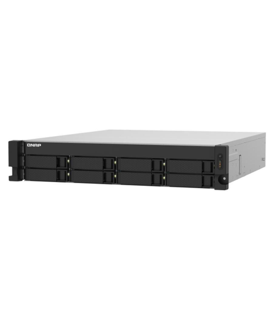 QNAP TS-832PXU NAS Bastidor (2U) Ethernet Aluminio, Negro AL324