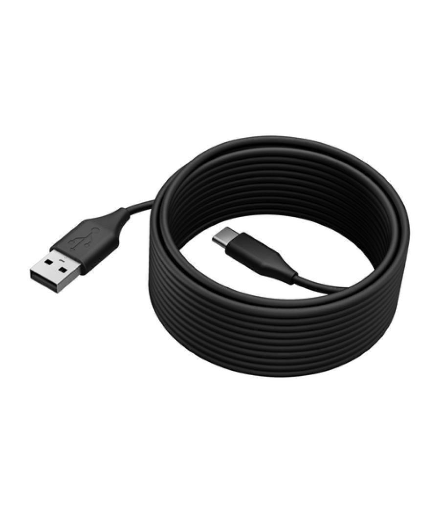 Jabra 14202-11 cable USB 5 m USB 2.0 USB C USB A Negro