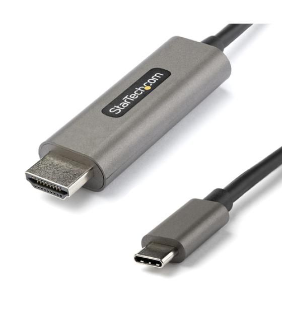 StarTech.com Cable 2m USB C a HDMI 4K de 60Hz con HDR10 - Adaptador de Vídeo USB Tipo C a HDMI 2.0b Ultra HD 4K - Convertidor US