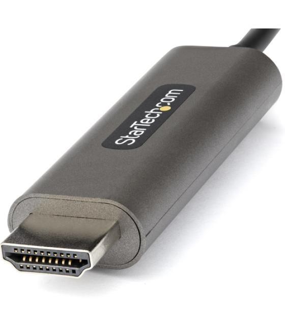 StarTech.com Cable 2m USB C a HDMI 4K de 60Hz con HDR10 - Adaptador de Vídeo USB Tipo C a HDMI 2.0b Ultra HD 4K - Convertidor US