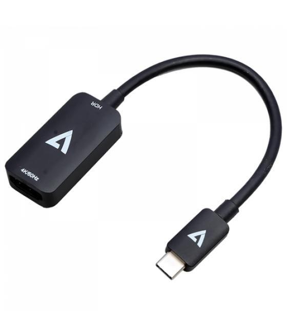 V7 V7USBCHDMI4K60HZ adaptador de cable de vídeo HDMI tipo A (Estándar) USB Tipo C Negro