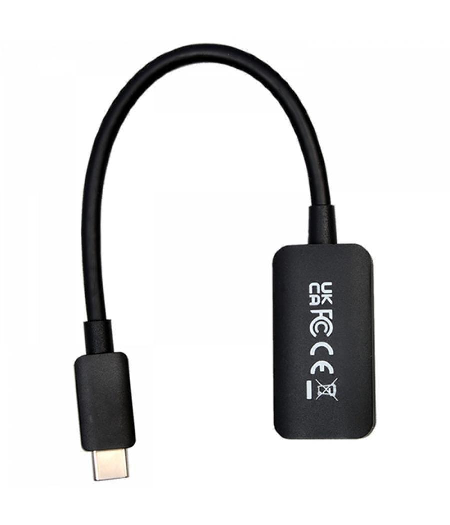 V7 V7USBCHDMI4K60HZ adaptador de cable de vídeo HDMI tipo A (Estándar) USB Tipo C Negro