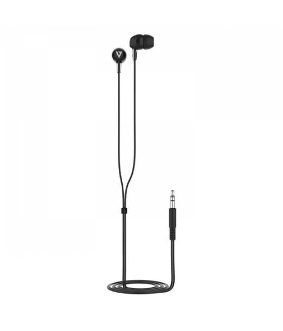 V7 HA200 auricular y casco Auriculares Alámbrico Dentro de oído Música Negro