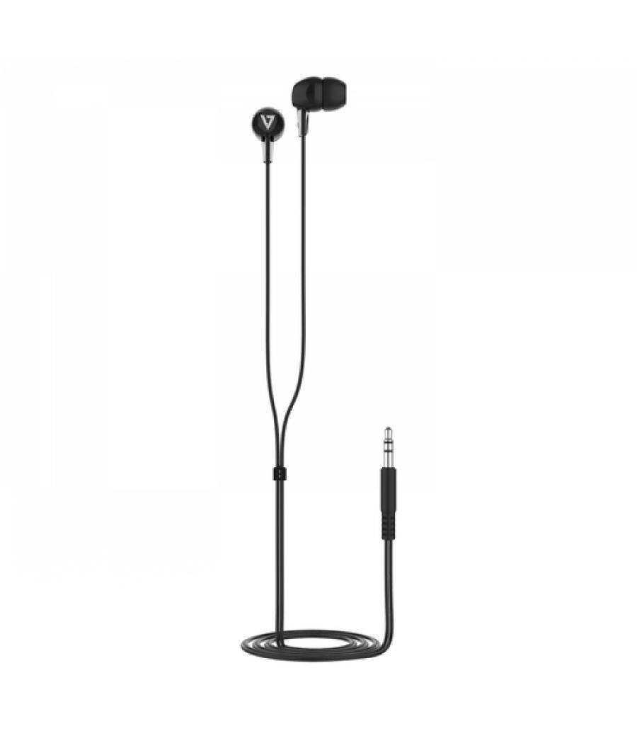 V7 HA200 auricular y casco Auriculares Alámbrico Dentro de oído Música Negro