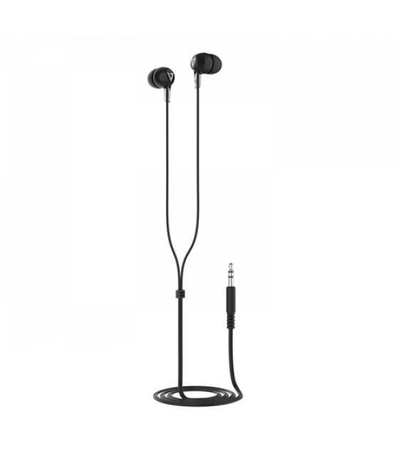 V7 HA200 auricular y casco Auriculares Alámbrico Dentro de oído Música Negro