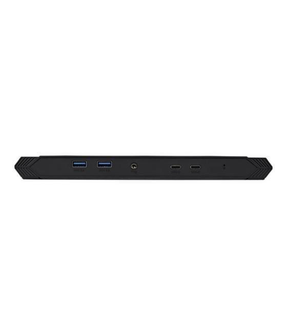 V7 DOCKUSBC base para portátil y replicador de puertos Acoplamiento USB 3.2 Gen 1 (3.1 Gen 1) Type-A Negro