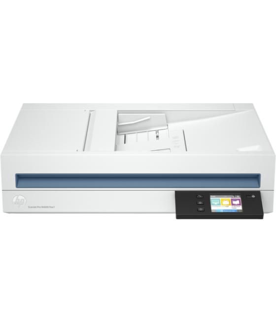 HP Scanjet Pro N4600 fnw1 Escáner de superficie plana y alimentador automático de documentos (ADF) 1200 x 1200 DPI A5 Blanco