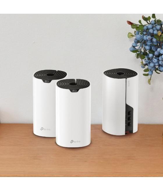TP-Link Deco S7 (3-pack) Doble banda (2,4 GHz / 5 GHz) Wi-Fi 5 (802.11ac) Blanco, Negro Interno
