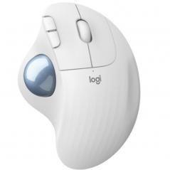 Ratón Trackball Inalámbrico Logitech ERGO M575/ Hasta 2000 DPI/ Blanco Crudo - Imagen 1