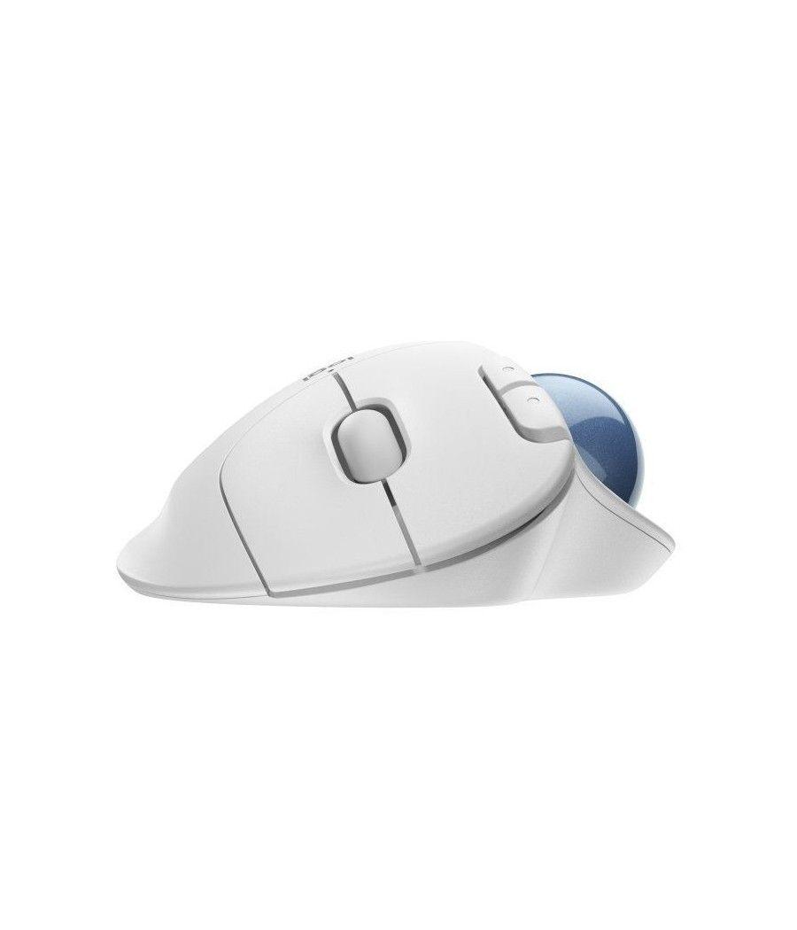 Ratón Trackball Inalámbrico Logitech ERGO M575/ Hasta 2000 DPI/ Blanco Crudo - Imagen 2