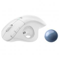 Ratón Trackball Inalámbrico Logitech ERGO M575/ Hasta 2000 DPI/ Blanco Crudo - Imagen 4