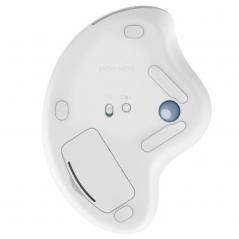 Ratón Trackball Inalámbrico Logitech ERGO M575/ Hasta 2000 DPI/ Blanco Crudo - Imagen 5