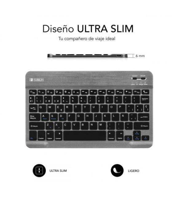 Subblim teclado bluetooth smart bt keyboard grey