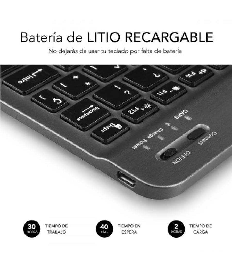 Subblim teclado bluetooth smart bt keyboard grey