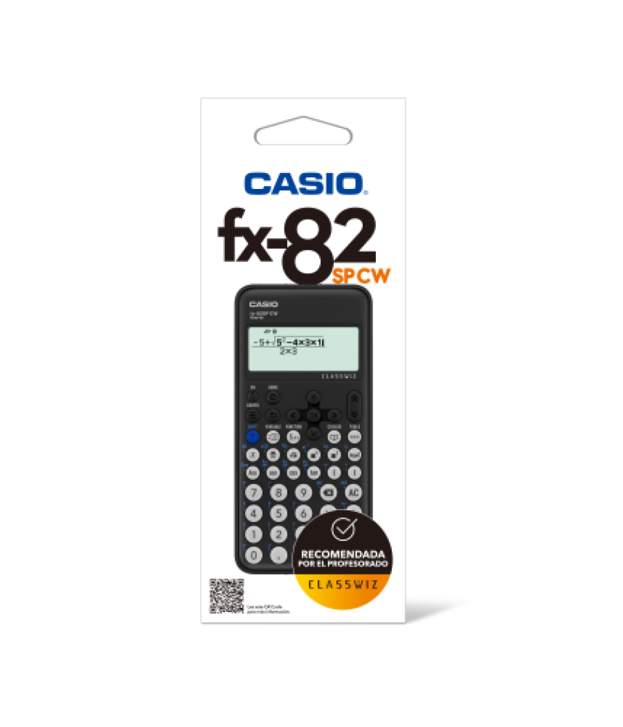 Calculadora cientifica de 12 dígitos casio fx-82 sp cw