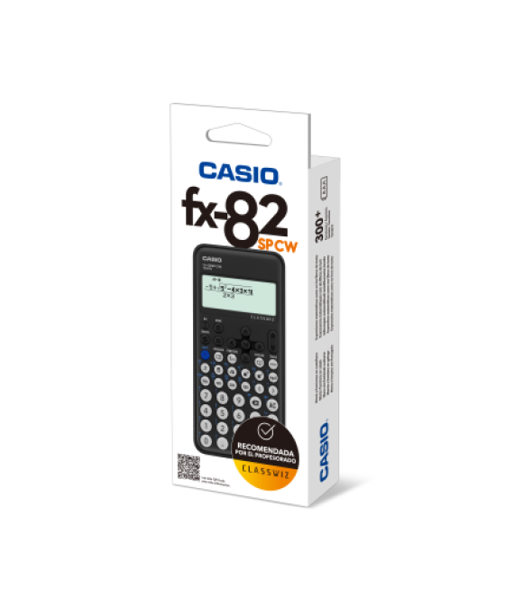 Calculadora cientifica de 12 dígitos casio fx-82 sp cw