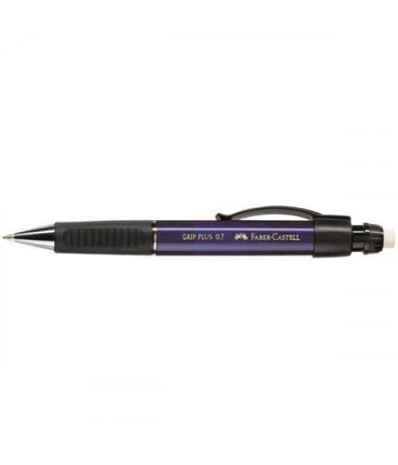 Portaminas grip plus 0.7mm azul faber castell 130732