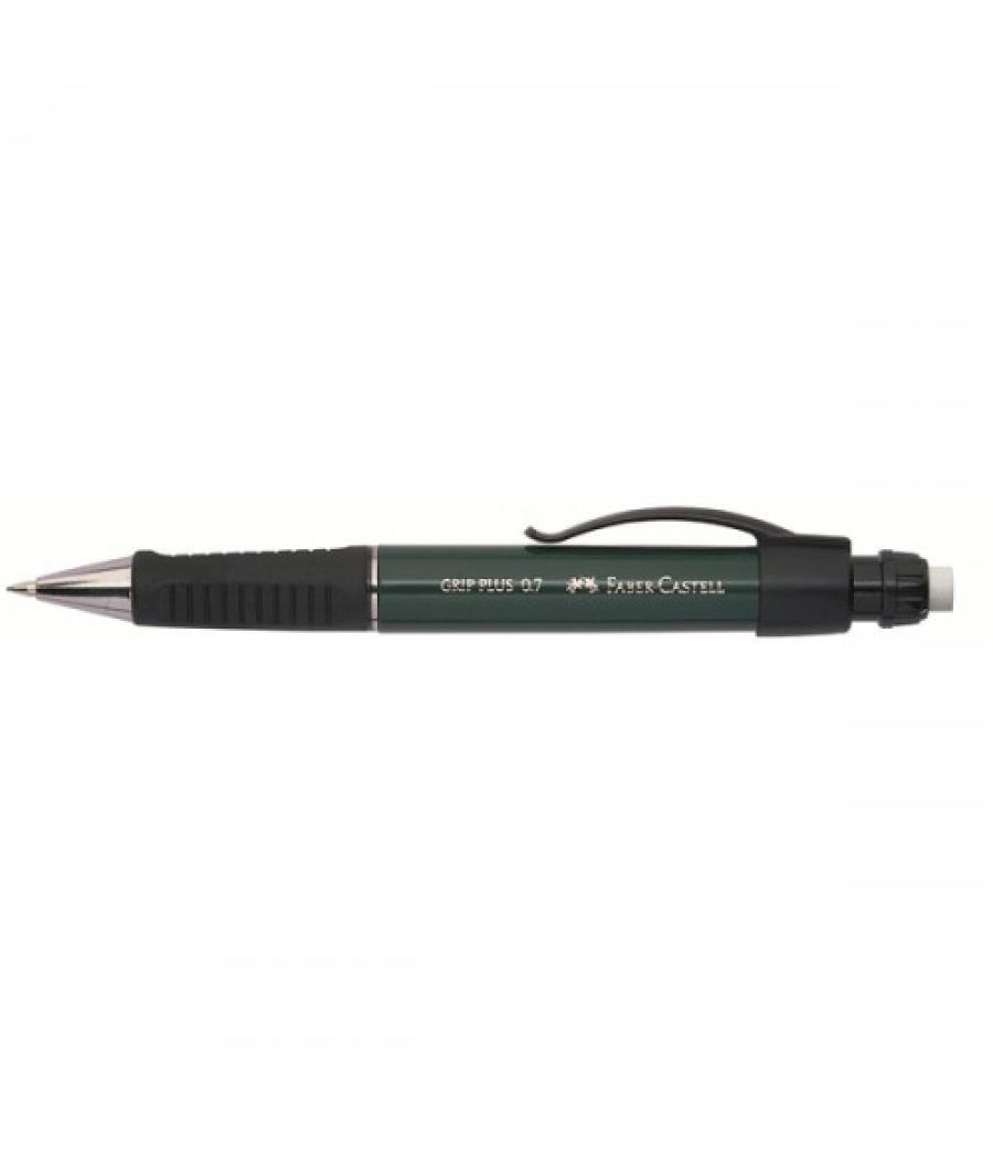 Portaminas grip plus 0.7mm verde faber castell 130700