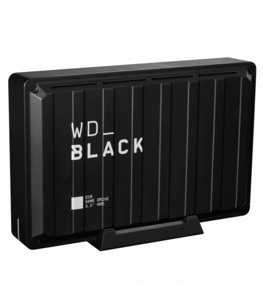 Western digital d10 disco duro externo 8000 gb negro, blanco