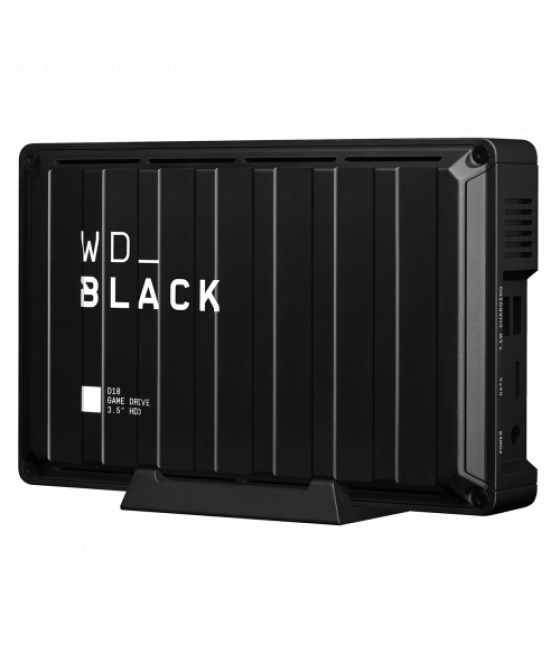 Western digital d10 disco duro externo 8000 gb negro, blanco
