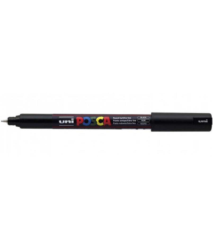 Marcador posca pc-1mr 0,7mm negro uni-ball 289827000